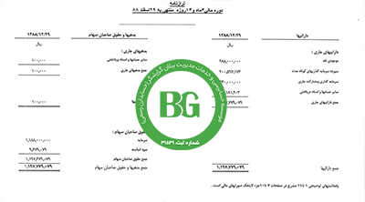 صورت های مالی